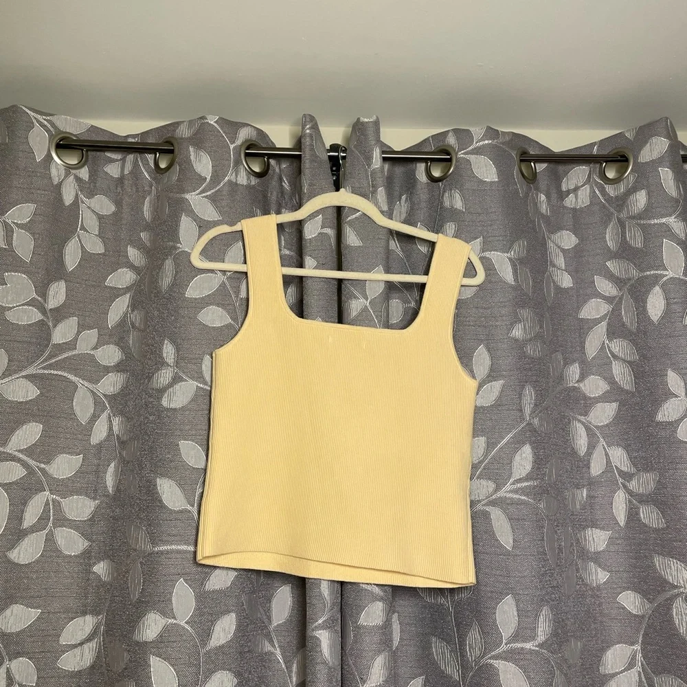 Reformation Julia Ribbed Sweater Tank